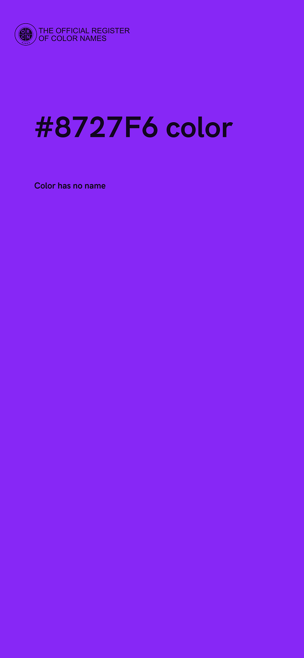 #8727F6 color image