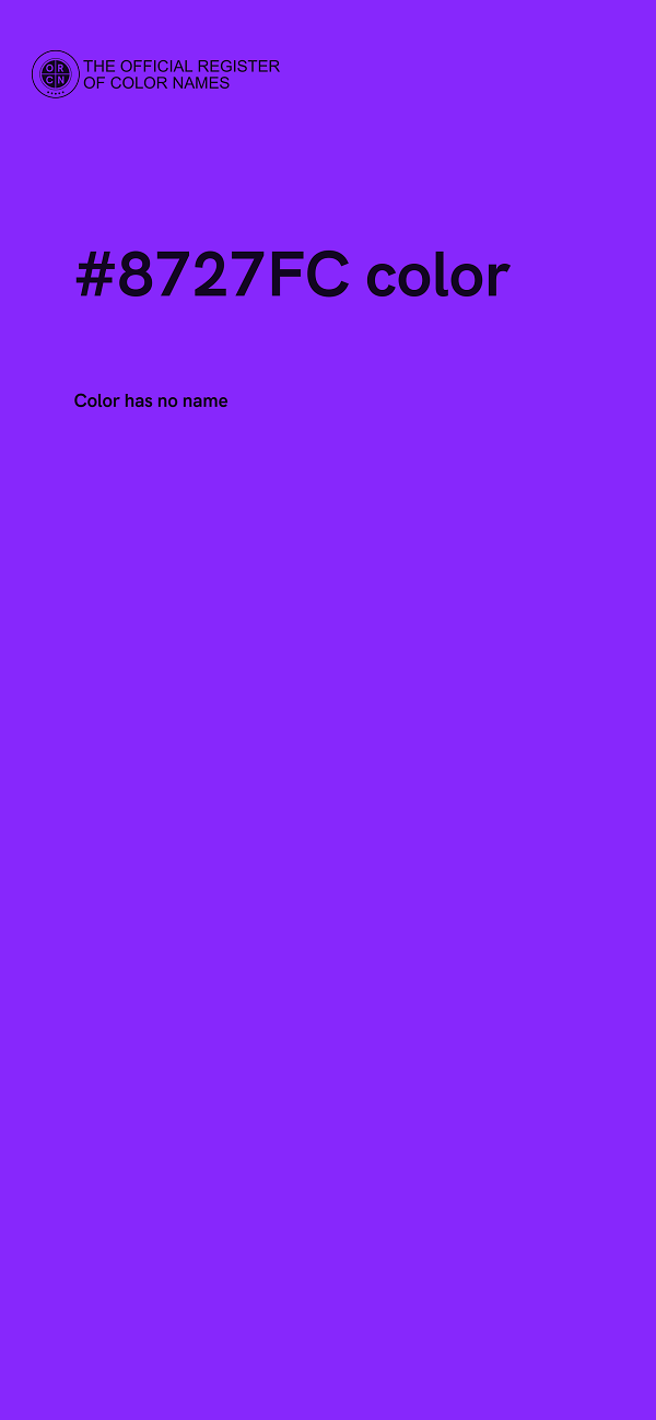 #8727FC color image