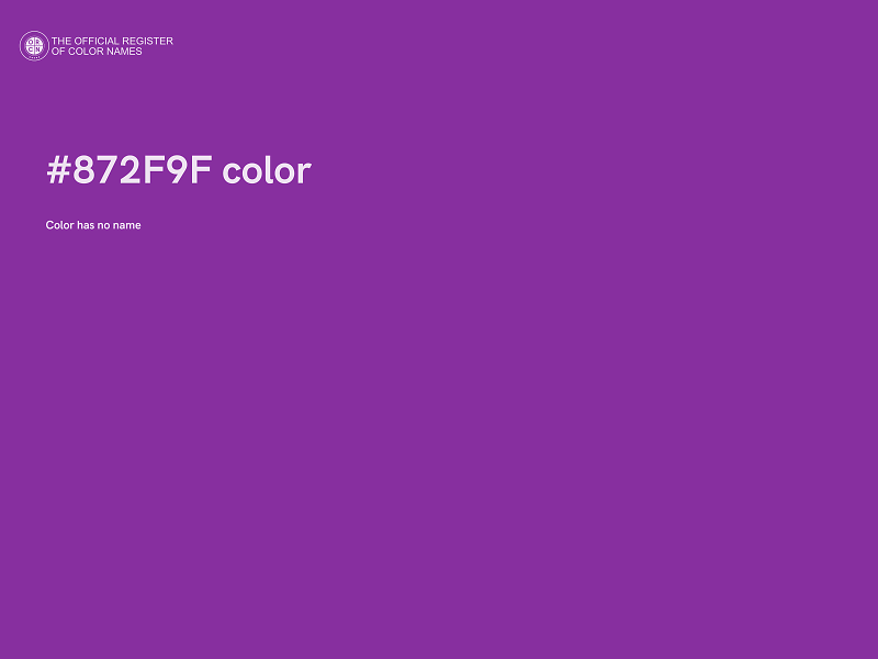 #872F9F color image