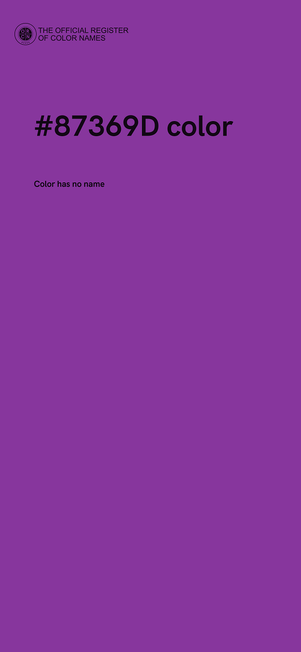 #87369D color image