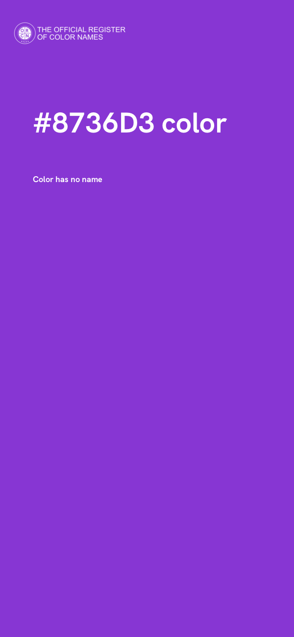 #8736D3 color image