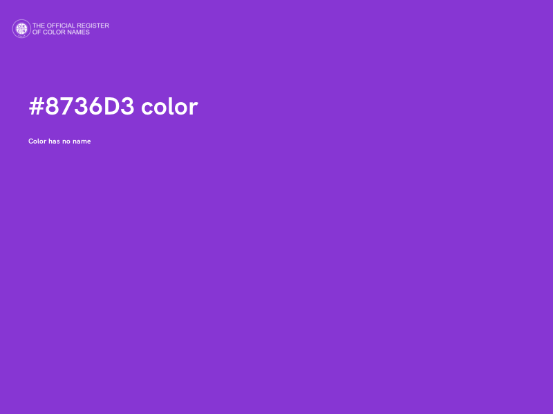 #8736D3 color image