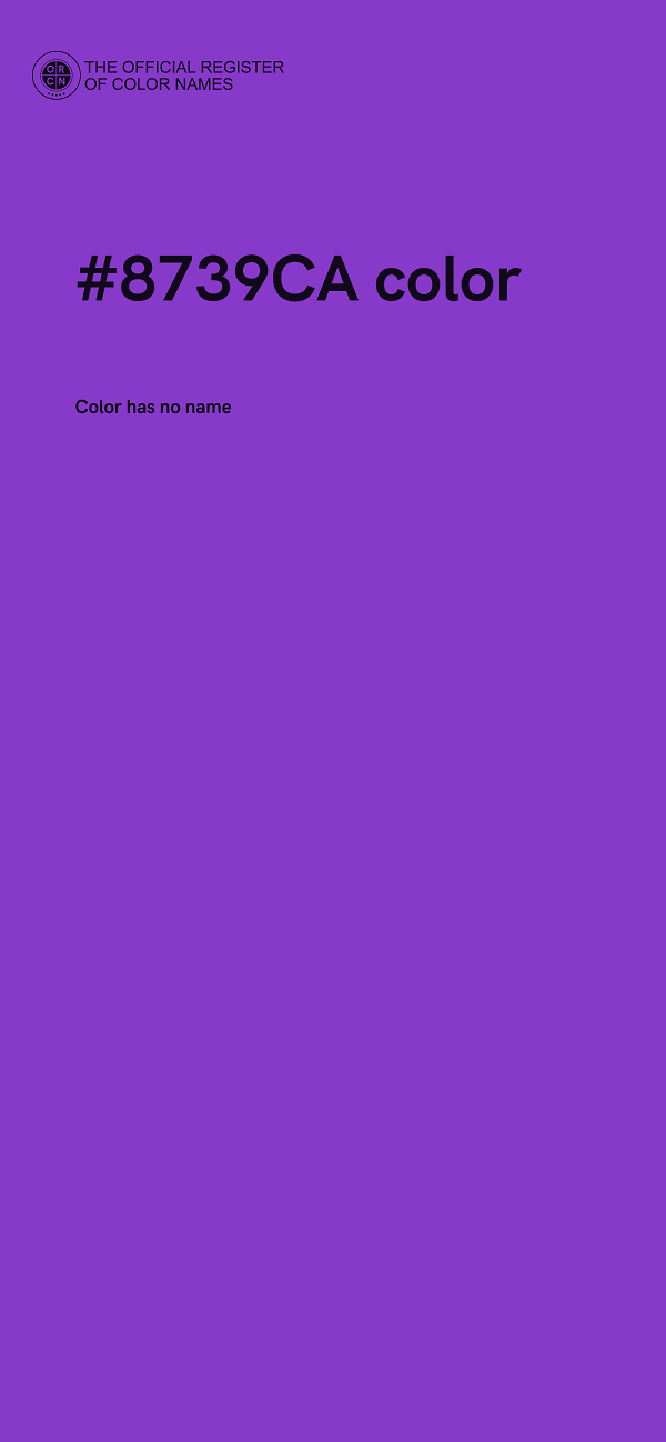 #8739CA color image