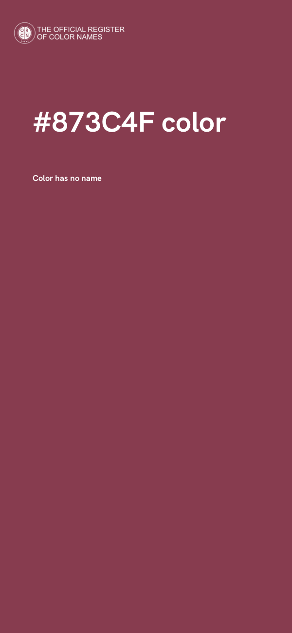 #873C4F color image