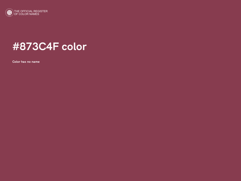 #873C4F color image