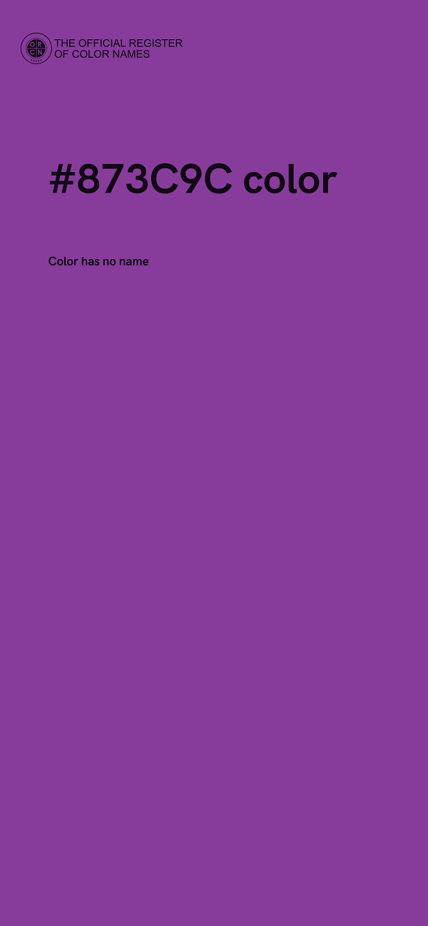 #873C9C color image