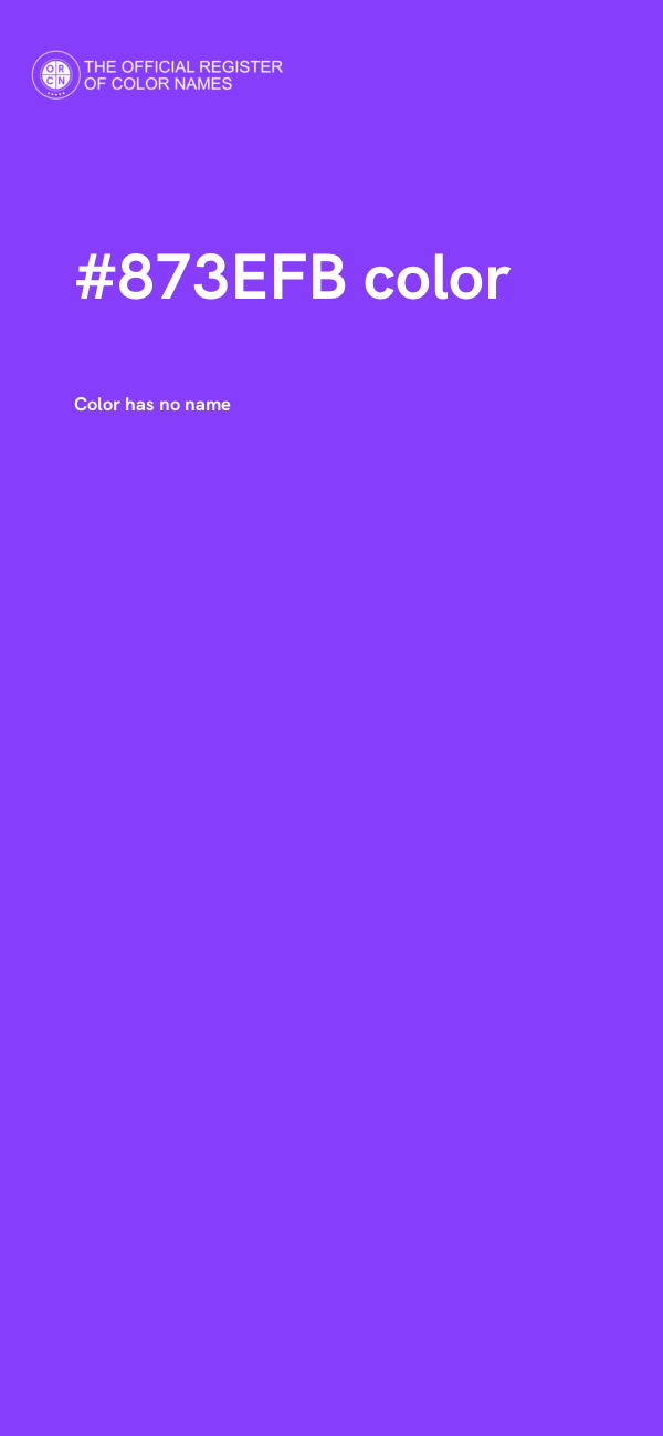 #873EFB color image