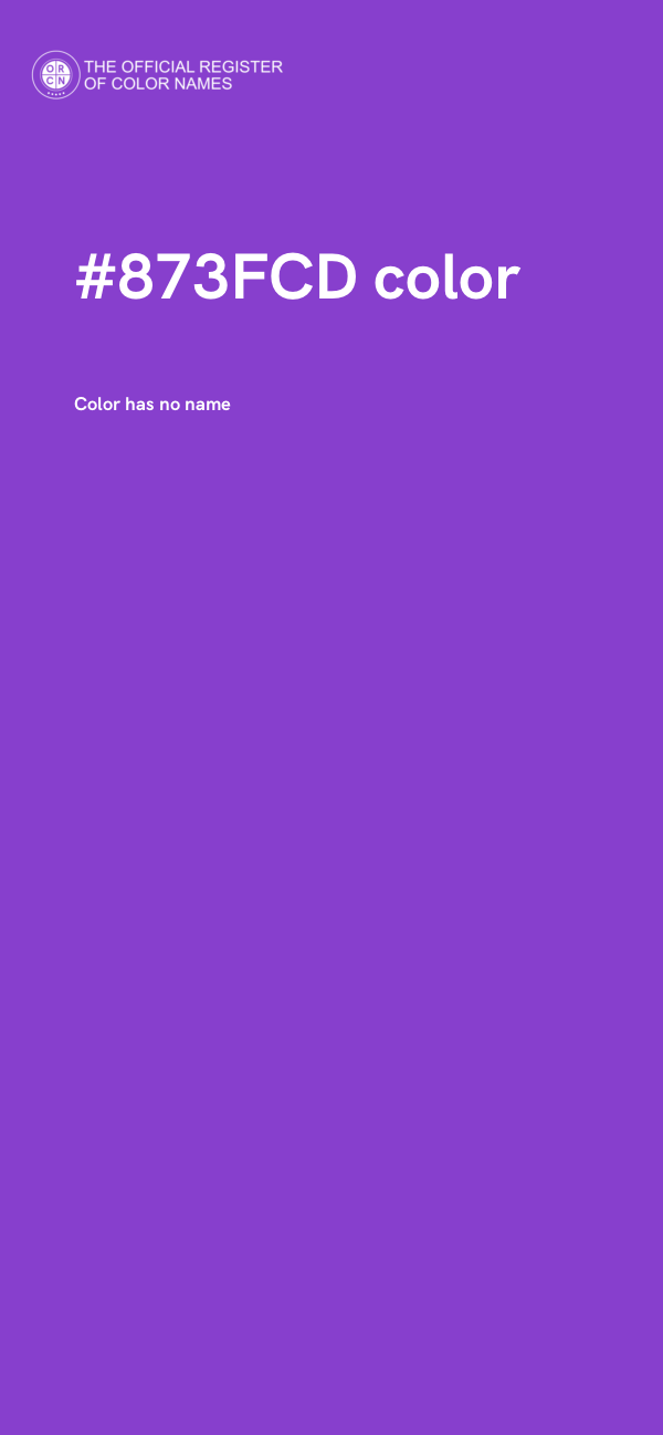 #873FCD color image