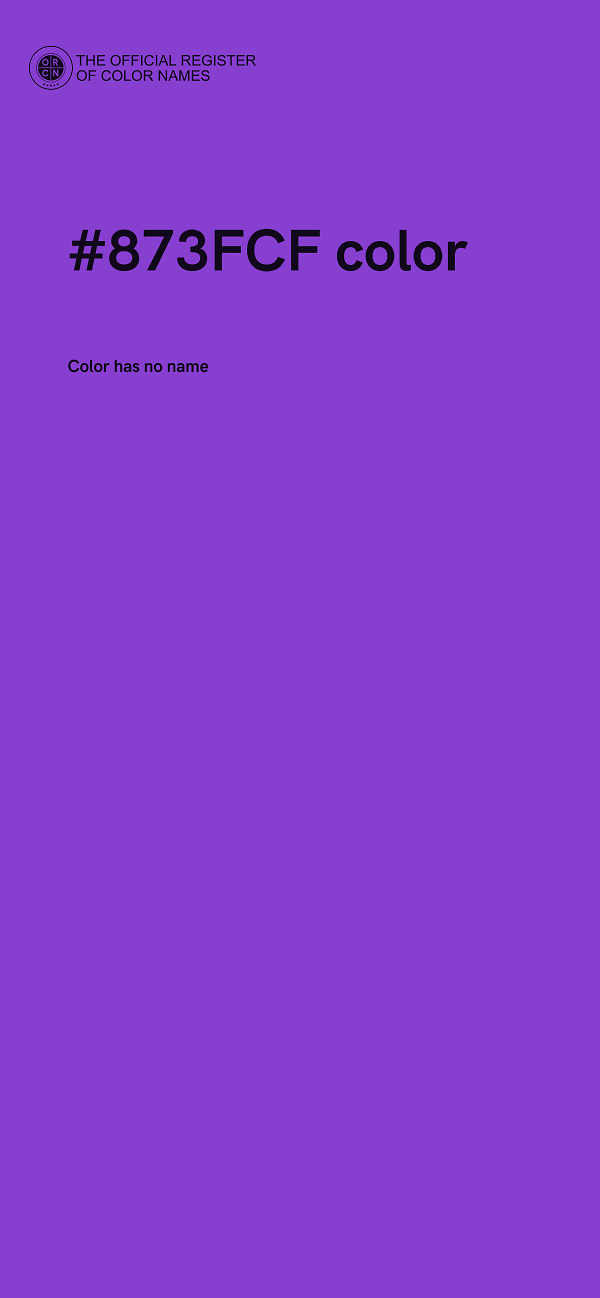 #873FCF color image