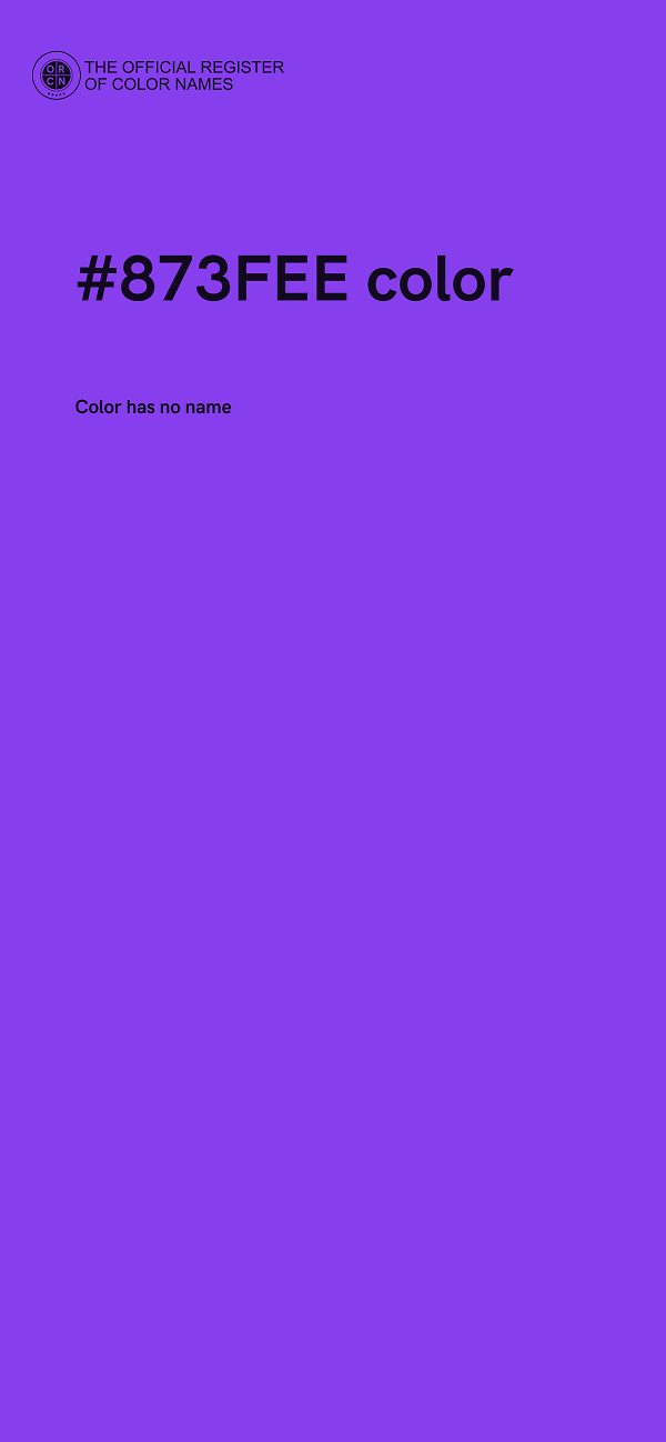 #873FEE color image