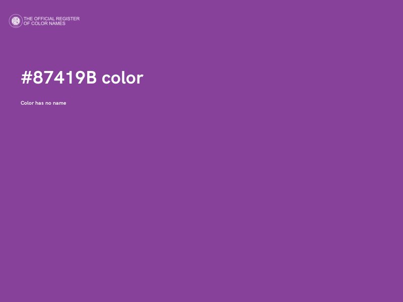 #87419B color image