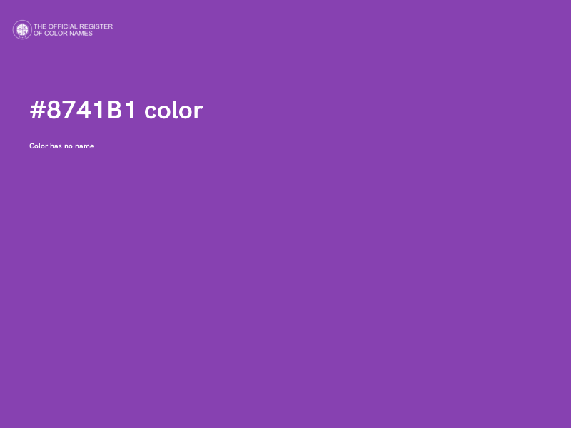 #8741B1 color image