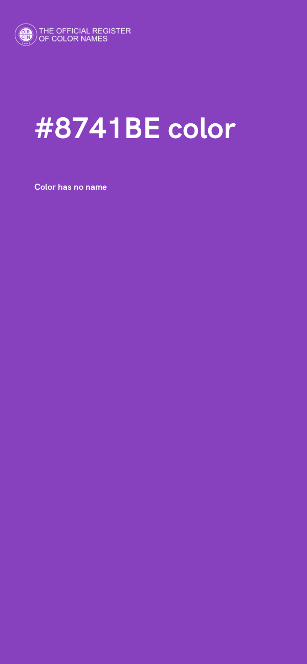 #8741BE color image