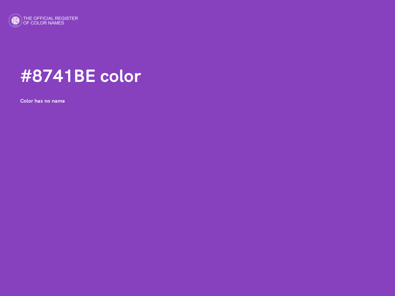 #8741BE color image