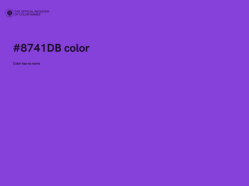 #8741DB color image
