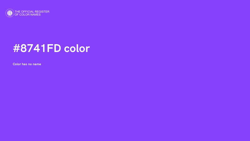 #8741FD color image