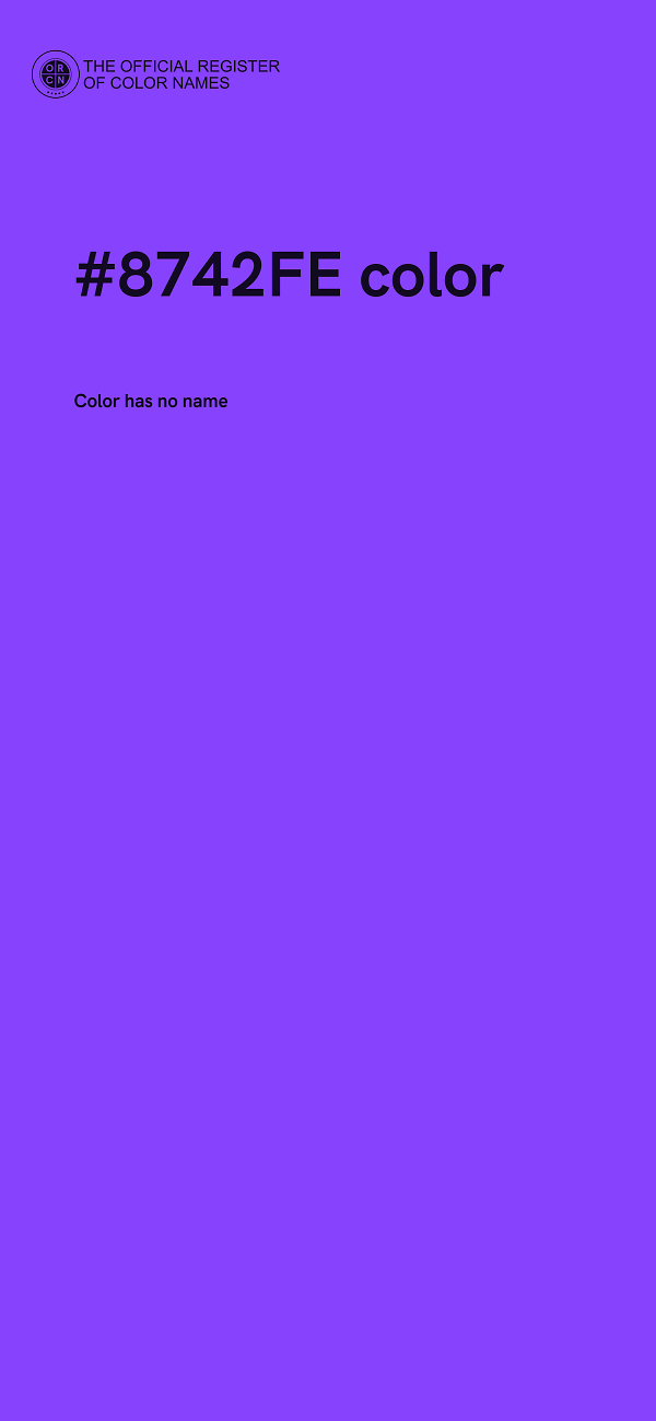 #8742FE color image