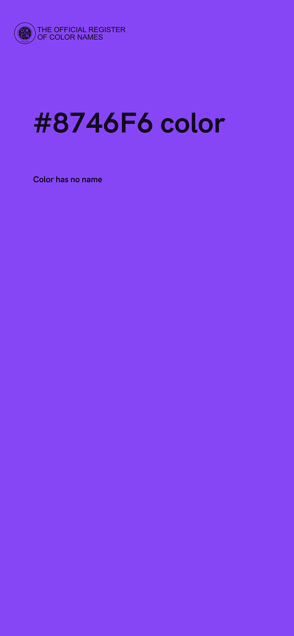 #8746F6 color image