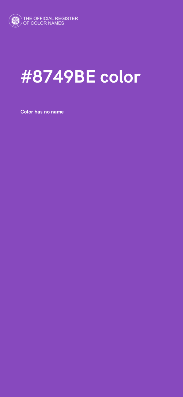 #8749BE color image