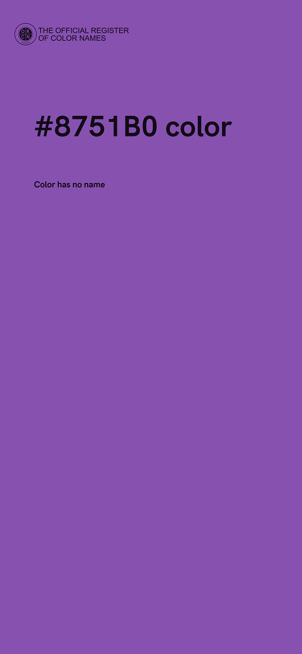 #8751B0 color image