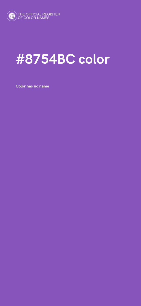 #8754BC color image