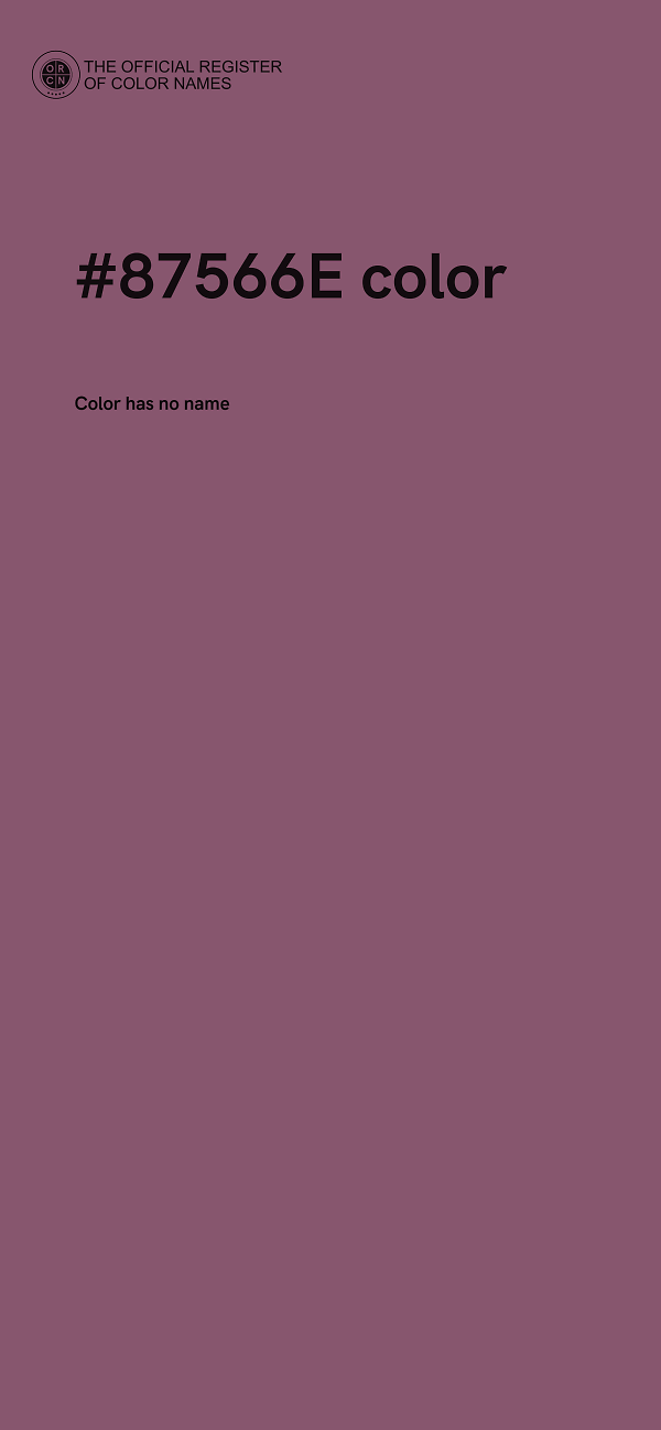 #87566E color image