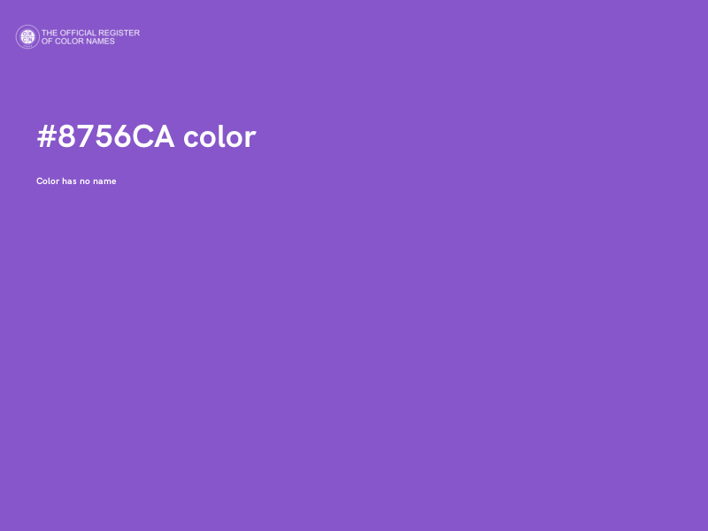 #8756CA color image