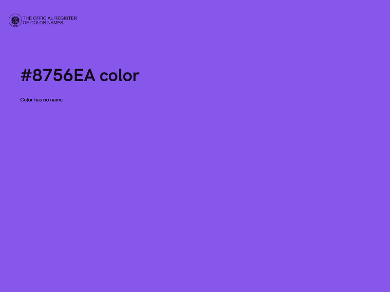 #8756EA color image