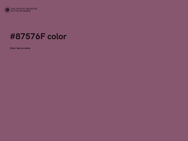 #87576F color image