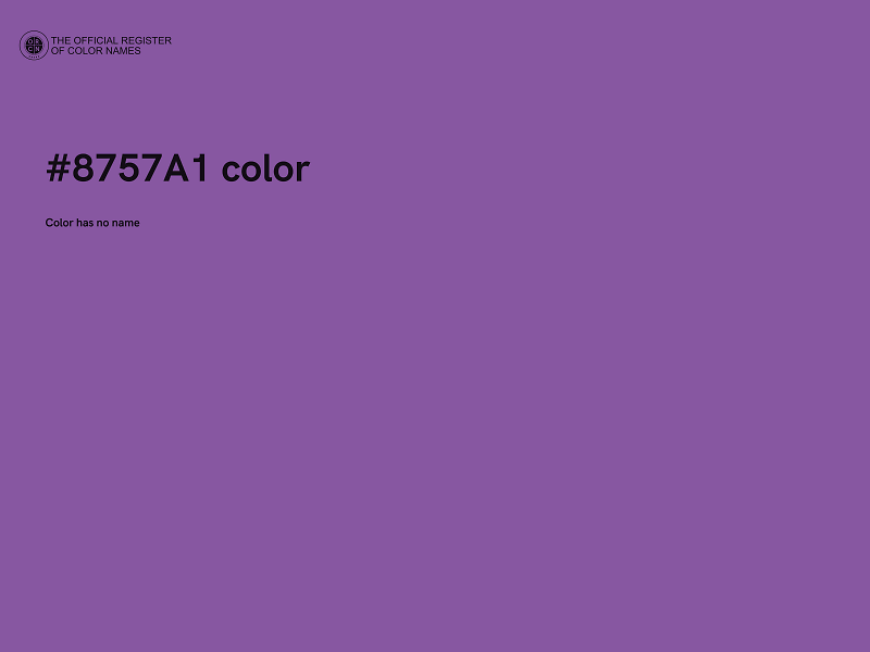 #8757A1 color image