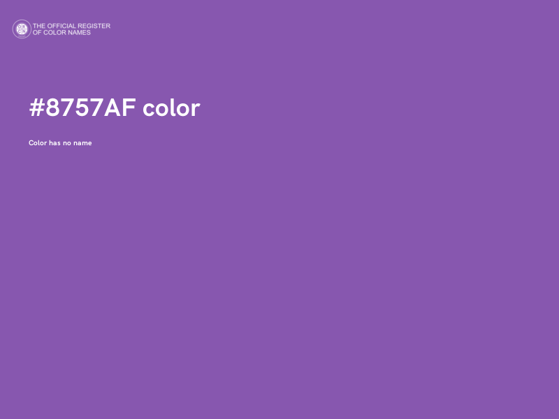 #8757AF color image