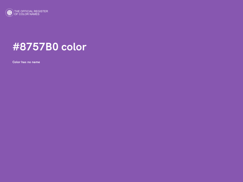 #8757B0 color image