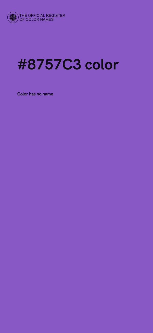 #8757C3 color image