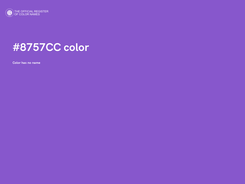 #8757CC color image