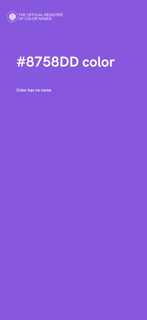 #8758DD color image