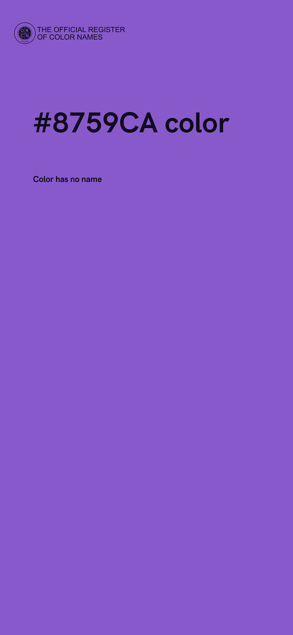 #8759CA color image