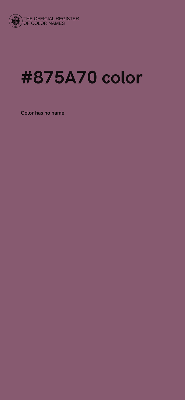 #875A70 color image