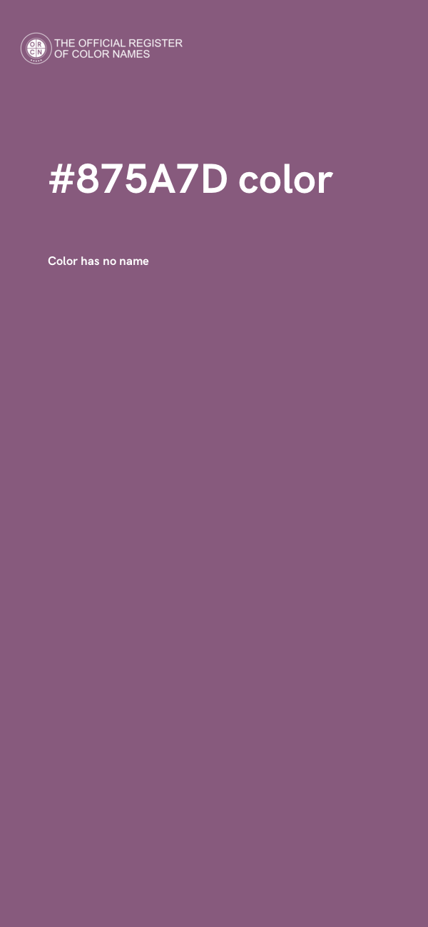 #875A7D color image