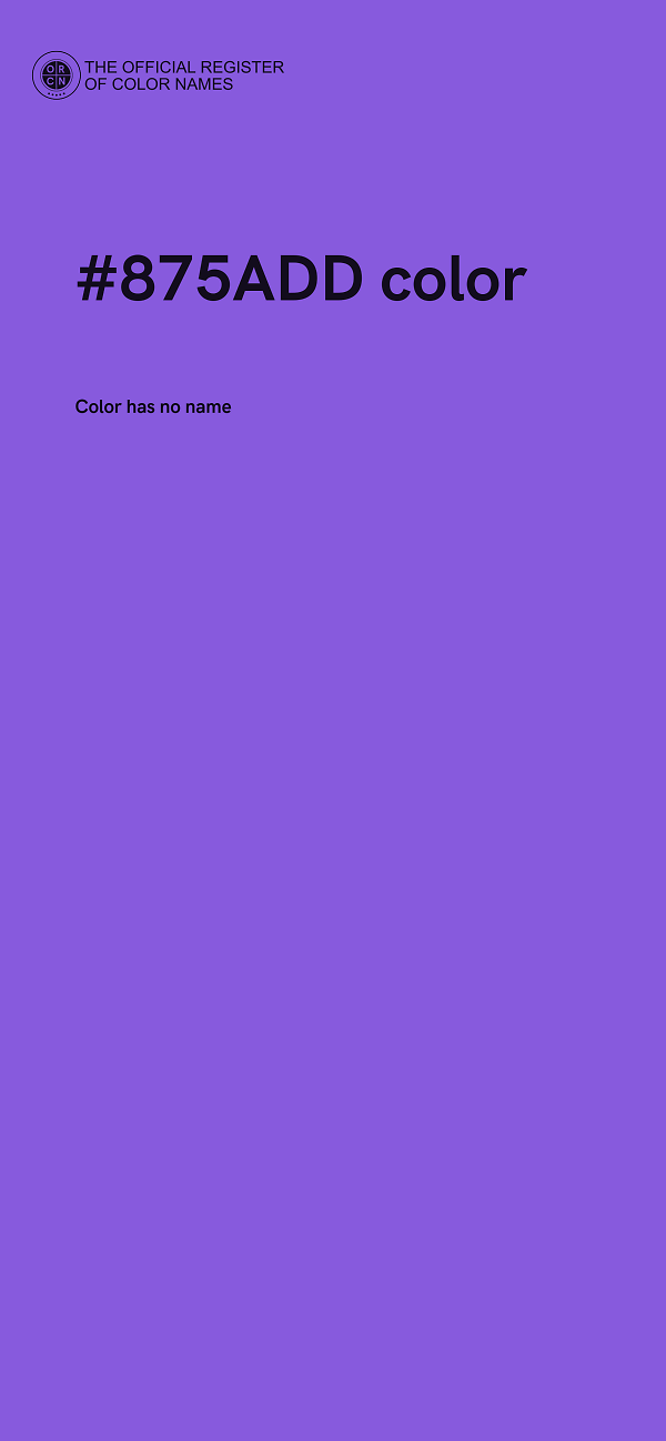 #875ADD color image