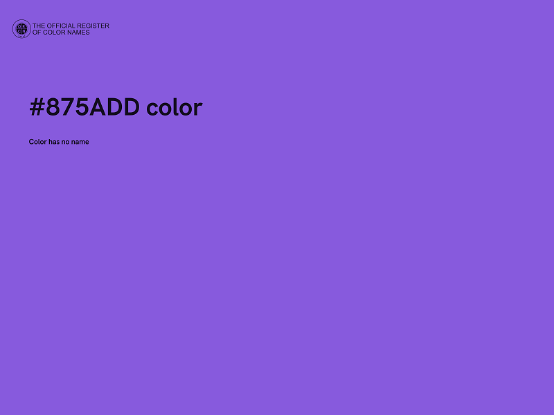 #875ADD color image