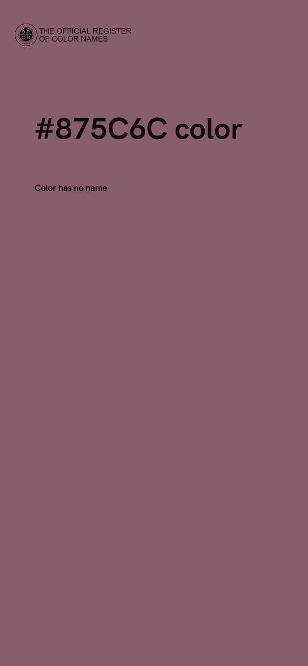 #875C6C color image