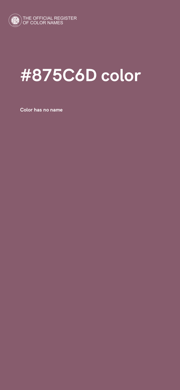 #875C6D color image