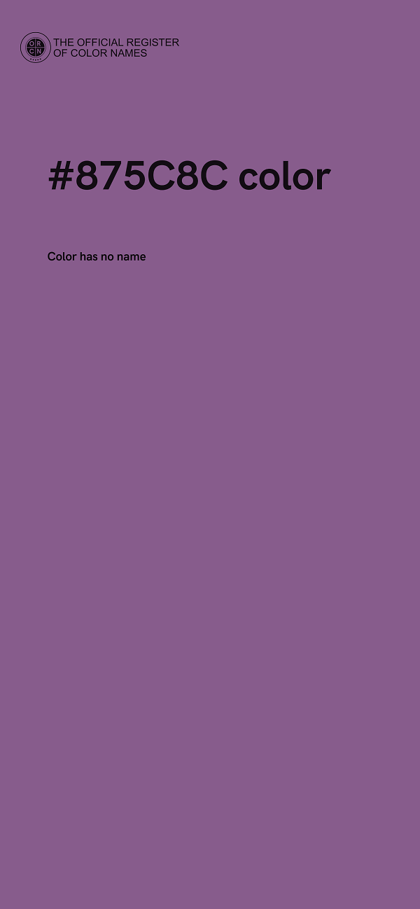 #875C8C color image