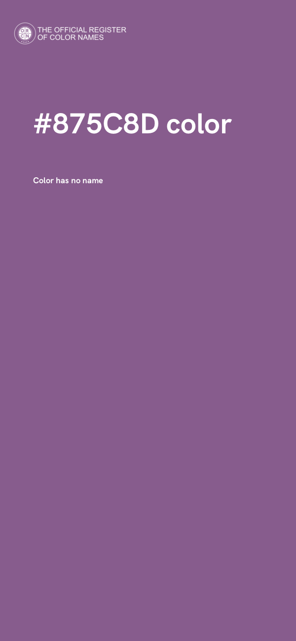 #875C8D color image