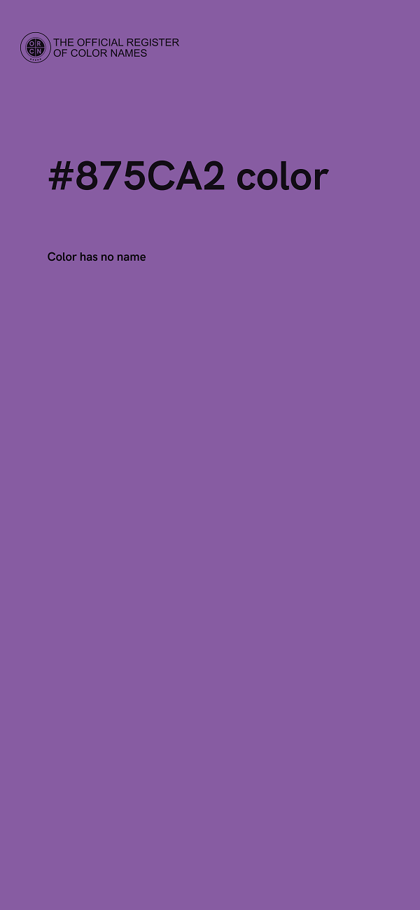 #875CA2 color image