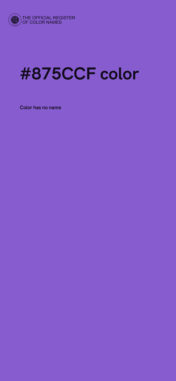 #875CCF color image
