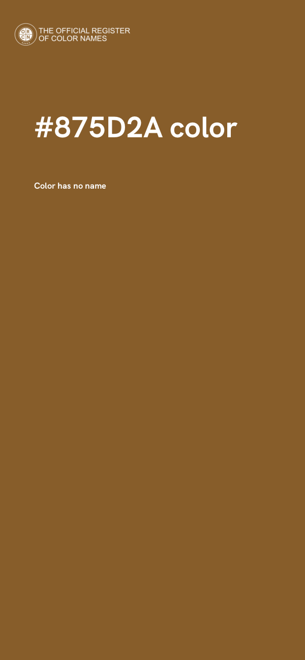 #875D2A color image