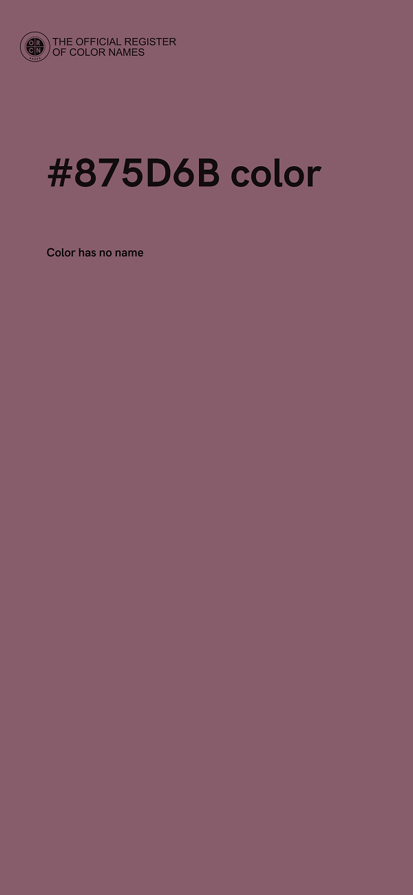 #875D6B color image