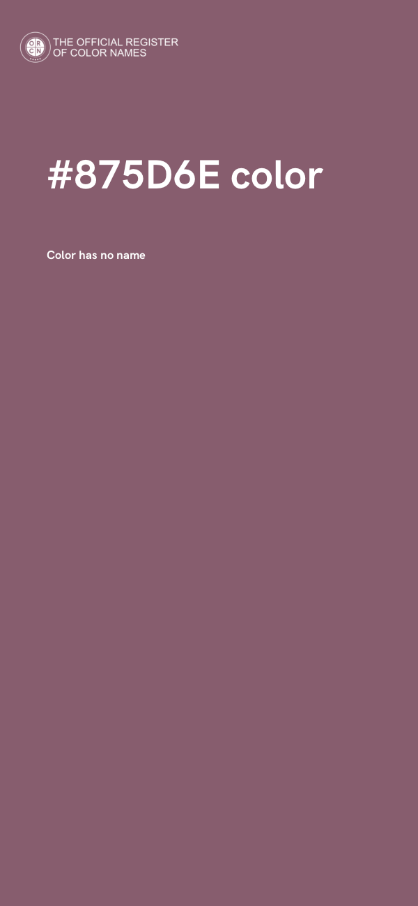 #875D6E color image