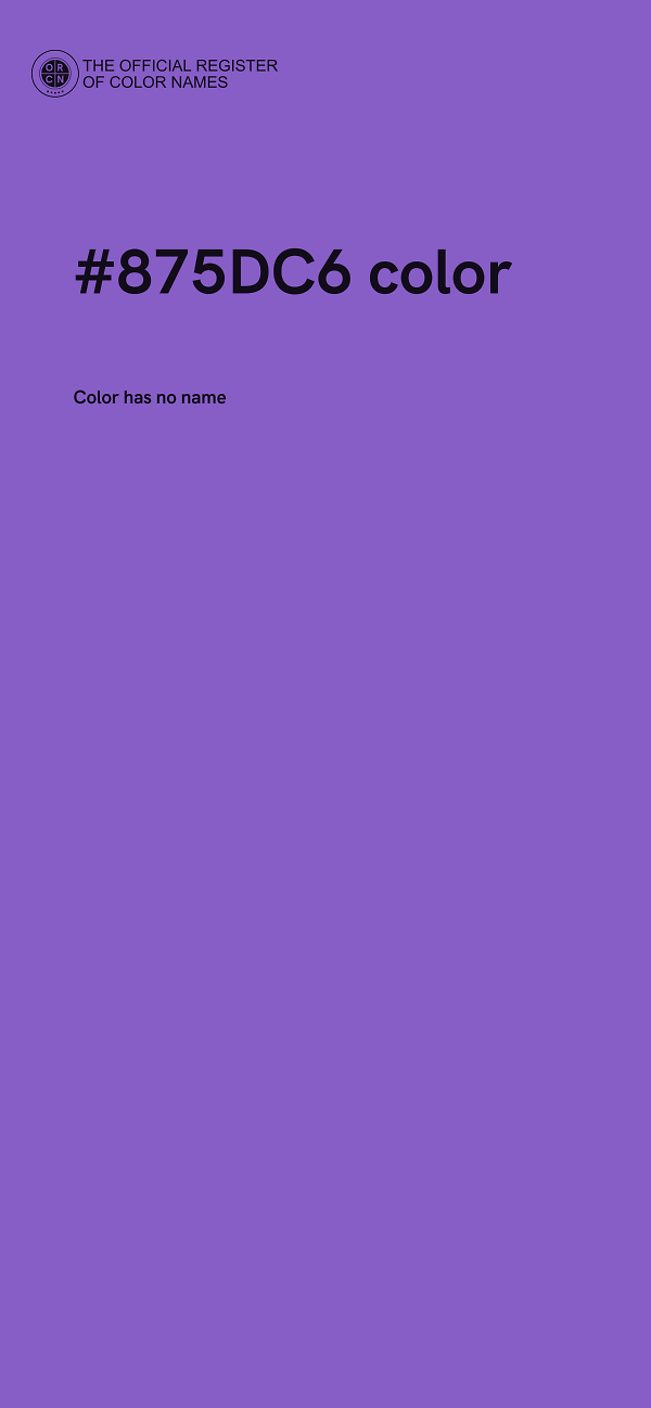 #875DC6 color image